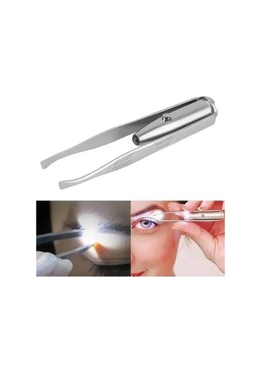 2pcs Taşınabilir Paslanmaz Çelik Akıllı Tasarım Kaş Saç Led Işık Çok Renkli