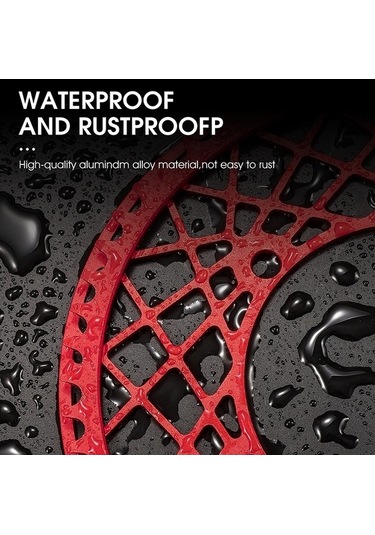 Ebitda West Biking Katlanır Bisiklet Alüminyum Alaşımlı Su Geçirmez Krank Takımı, Renk: 53t Siyah Siyah