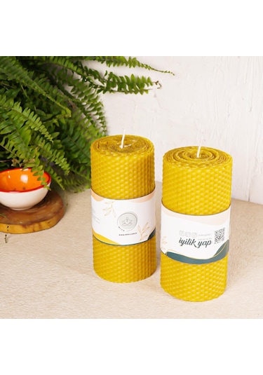 Aum Balmumu Mum Seti Çok Renkli