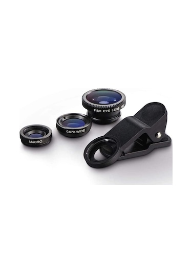 Hama 173778 3In1 Cep Telefonu Lens Kiti Taşıma Kılıfı