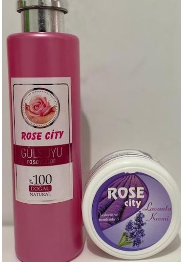 RoseCity 380ML Gülsuyu Alana 85ML Lavanta Krem Hediye