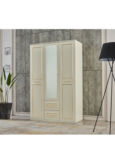 Milas 3 Kapaklı Gardırop