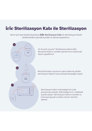 Irie Adet Kabı Mikrodalga Sterilizasyon Kabı