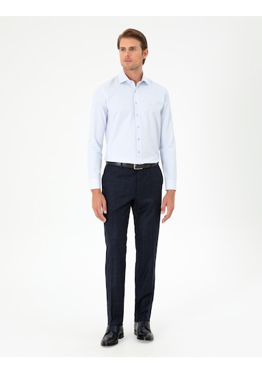 Pierre Cardin Erkek Açık Mavi Gömlek Desenli 50296573-vr003 Açık Mavi