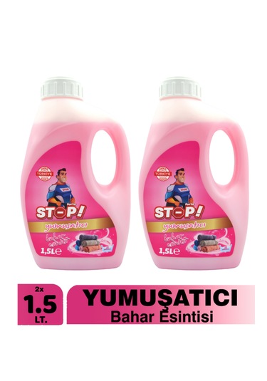 Stop Forte 2'li Çamaşır Yumuşatıcı 1.5 Litre Bahar Esintisi