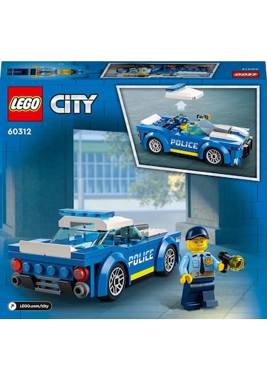 LEGO® City Polis Arabası 60312 5+ Yaratıcı Oyuncak Yapım Seti - 94 Parça