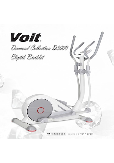 Voit D3000 Diamond Collection Eliptik Bisiklet Beyaz