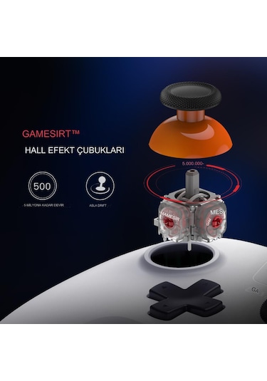 Gamesir Nova Lite T4n Kablosuz Şarjlı Oyun Kolu Pc Android İos