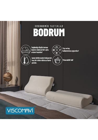Viscomavi Bodrum Ergonomik Visco Yastık