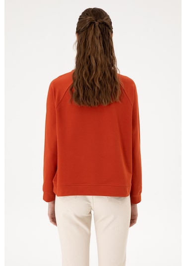 U.s. Polo Assn. Kadın Kiremit Sweatshirt 50313610-vr031 Kiremit