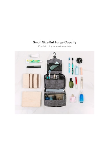 Asılı Kanca Ile Taşınabilir Tuvalet Çantası Tuvalet Lacivert Diğer