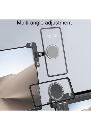 Tesla Model 3 / Y Araba Manyetik Telefon Tutucu Dönebilen Araç Navigasyon Dağı, Stil: Yuvarlak