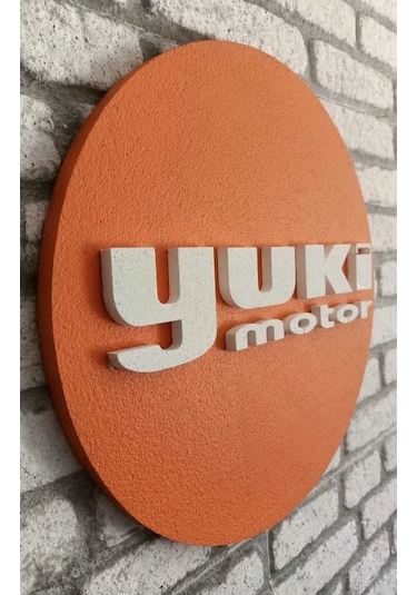 Motor Logo 50x50 Yk Motor Logosu 3d Motor Logo Strafor Logo 50 x 50