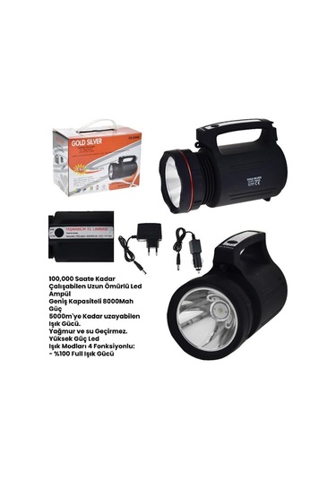 Gold Silver Gs-8006 15W Projektör