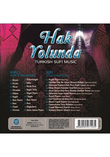 Hak Yolunda- Turkish Sufi Music Cd