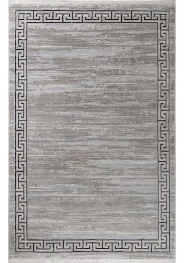 Pyramid Modern Salon Ve Oturma Odası Halısı - Gri Gri