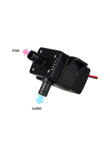 Anself Ultra-sessiz Mini Dc12v 4.2w Mikro Fırçasız Su Yağ Pompası Su Geçirmez Daldırmalı Çeşme Akvaryum Dolaşım 240l/h Yükselti 300cm