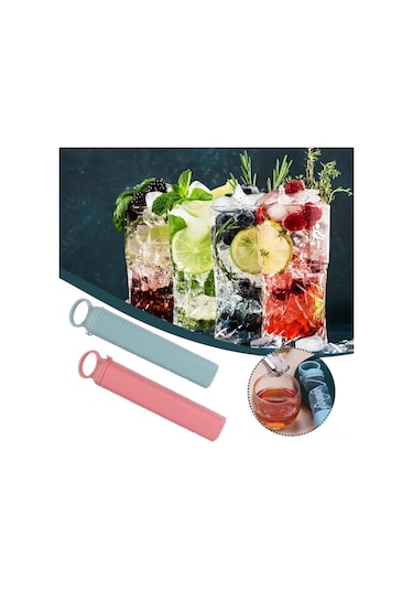 Yuntech01 Pembe Ev Kullanıma Uygun Hızlı Donan Pp+silikon Buzluk Kalıbı - Kolay Çıkarma Özelliği, Sağlıklı Malzeme, 350 Ml Kapasite Çok Renkli