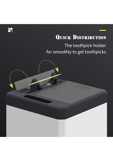 Otomatik Diş Çubuğu Dağıtıcı Kızılötesi Sensör Akıllı El Serbest Diş Çubuğu Tutucu Masa Akıllı Sensör Diş Çubuğu Kutusu Ev Restoran Ofis İçin Diğer Otomatik Diş Çubuğu Dağıtıcı Kızılötesi Sensör Akıllı El Serbest Diş Çubuğu Tutucu Masa Akıllı Sensör Diş Çubuğu Kutusu Ev Restoran Ofis İçin Diğer