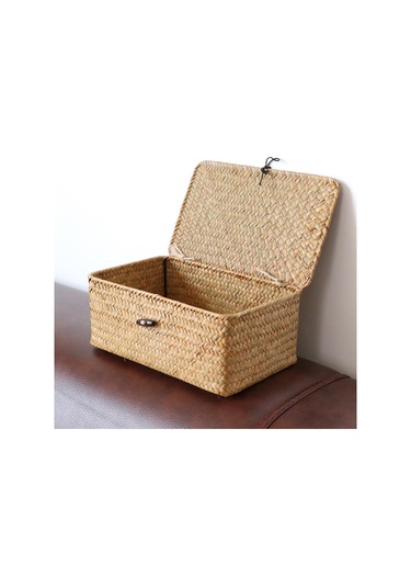 Suntek Magideal Ev Ve Banyo Organizasyonu İçin Kapaklı Seagrass Çok Renkli