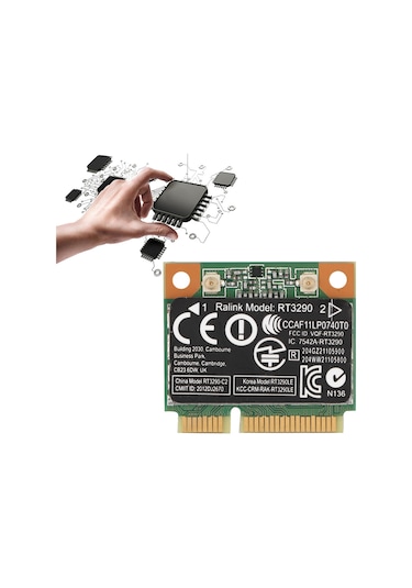Shineyee Rt3290 Mini Pcı-e Kablosuz Ağ Kartı - 150mbps Transfer Hızı, Bluetooth 3.0, Windows Xp/vista Uyumlu, Dayanıklı Pcb Malzeme