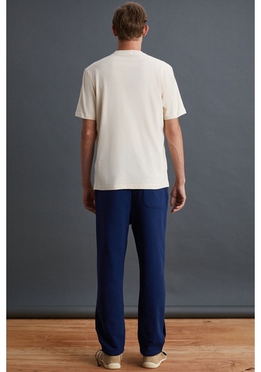 GRIMELANGE Cultıvated Erkek 3'lü Kalın Dokulu Regular %100 Organik Pamuk Vnly/kyeşil/krmt T-shirt Vnly/kyeşil/krmt Çok Renkli