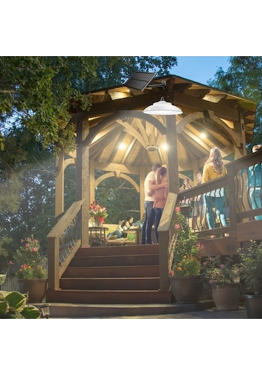 Ebitda 800 Lümen Güneş Enerjili Bahçe Lambası, 48 Led, Şarjlı, Uzaktan Kumandalı