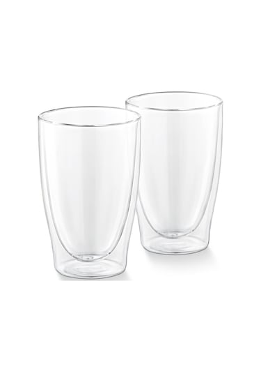 Tchibo Çift Cidarlı Latte Macchiato Bardağı, 2'li Saydam