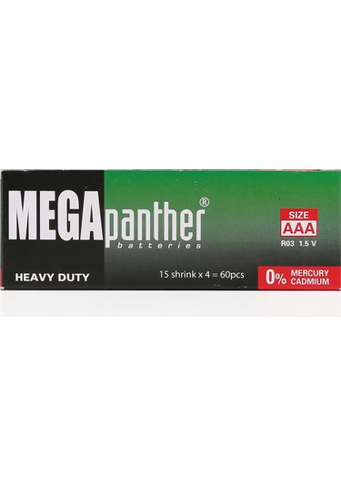 Mega Panther R03P AAA 4 Lü İnce Pil