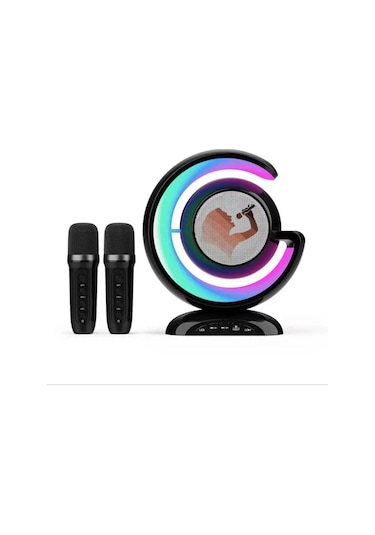 Blue Spectrum YS 110 RGB Led Işıklı Karaoke Mikrofonlu Taşınabilir Kablosuz Hoparlör