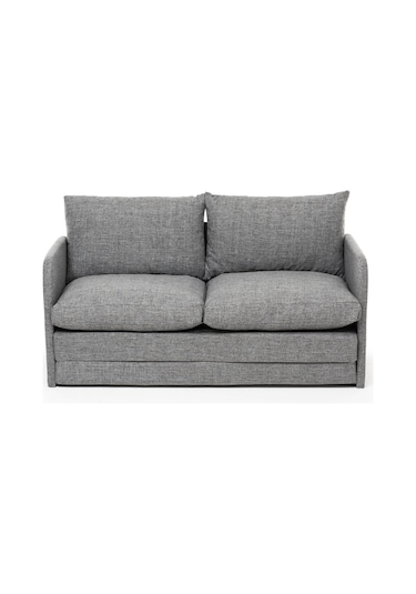 Pafu Saga İkili Katlanır Yataklı Koltuk Keten Açık Gri