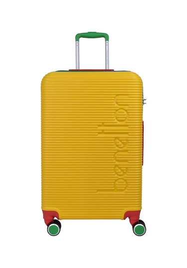 United Colors Of Benetton Lüx Abs Orta Boy Valiz Sarı Bnt500 Sarı