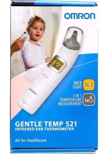 Omron Gentle Temp 521, 3'ü 1 Arada Kulaktan Ateş Ölçer