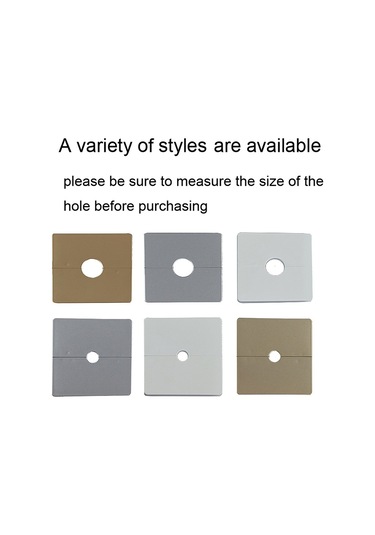 Sones Kare Delik Dekorasyon Kapağı Duvar Deliği Tıkacı, Stil: 2.2cm Delik Altın