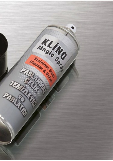 Klino Magic İnox Paslanmaz Çelik Metal Krom Nikel Çok Amaçlı Yüzey Temizleyici 500 ML