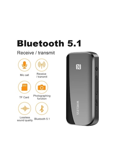 5.1 Bluetooth Alıcı Verici Bluetooth Recevier Transmitter 5.1 Versiyon