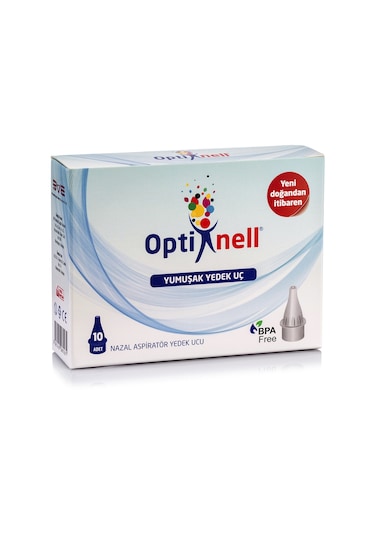 Optinell Yumuşak Uçlu Burun Aspiratörü Yedek Ucu 10'lu