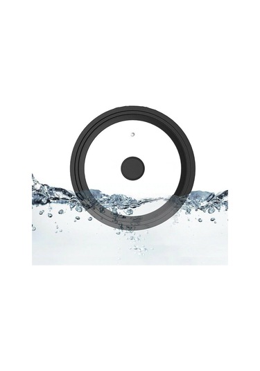 Homyl Tencere Tavalar Için Evrensel Silikon Cam Kapak Kapakları Siyah