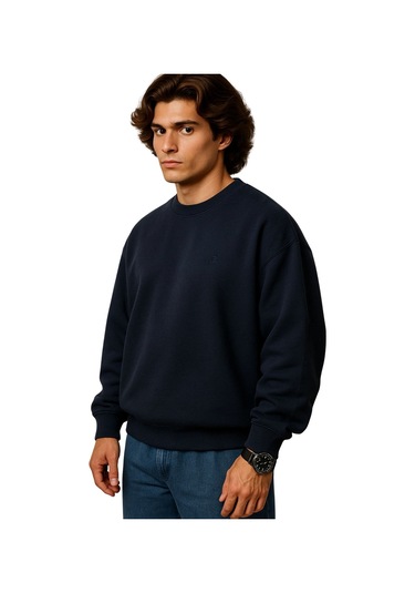 Erkek Büyük Beden 122 Kilo-158 Kilo Arası İçin Uygun Geniş Kalıp Bisiklet Yaka Pamuklu Selanik Kazak Lacivert Erkek Büyük Beden 122 Kilo-158 Kilo Arası İçin Uygun Geniş Kalıp Bisiklet Yaka Pamuklu Selanik Kazak Lacivert