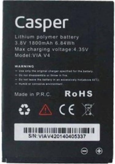 Casper Via V4 Batarya Pil 1800Mah