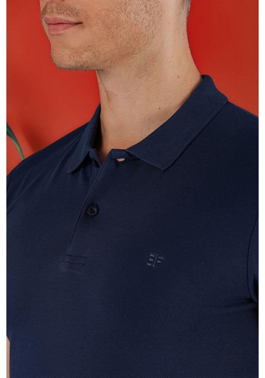 Ts 845 Lacivert Spor T-shirt Lacivert