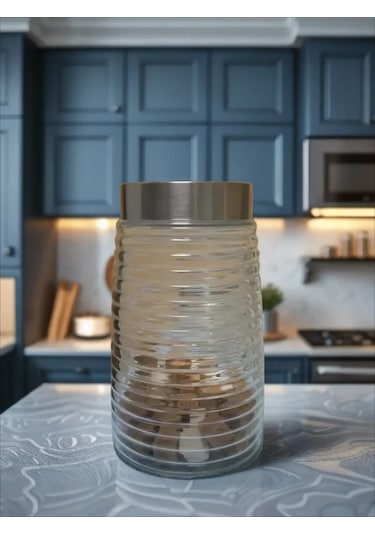 Perfecto Lınea Azhur 1,6 Litre Cam Şişe, Kuru Gıda Muhafazası 214455926