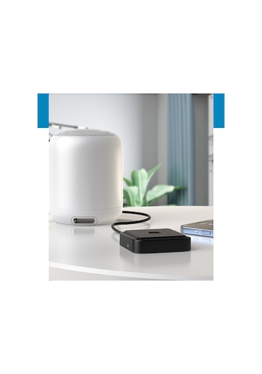 Cbtx Bt-22 Bluetooth 5.1 Ses Alıcı Verici Mikrofon İle 3.5mm Aux Rca Jack Kablosuz Stereo Adaptör Araba