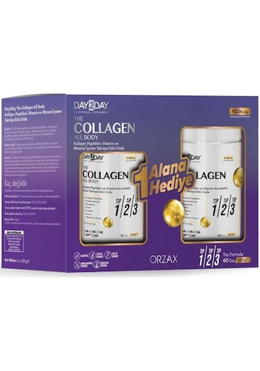 Day2day The Collagen All Body Toz 300 gr - 1 Alana 1 Bedava 86975