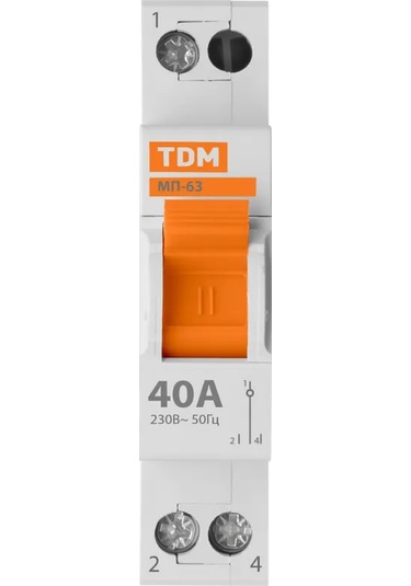 Tdmelectric Üç Konumlu Modüler Anahtar Mp-63 1p 40a 298113694