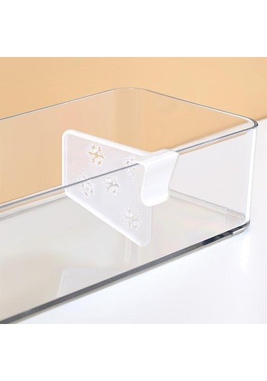 4 Adet/takım Buzdolabı Bölücüler Gıda Sınıfı Yerden Tasarruf Sağlayan Plastik Popüler Sınıflandırılmış Snap-on Mutfak Malzemeleri