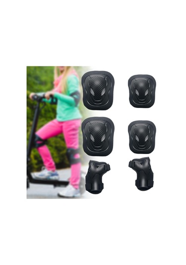 Suntek Koruyucu Dişli Seti Bisiklet Rahat Taşınabilir Dış El Siyah