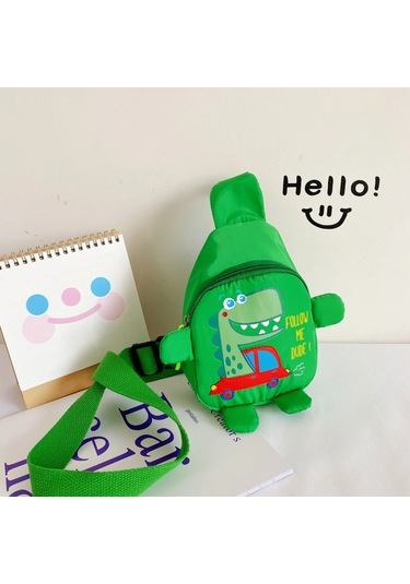 Çocuk Çapraz Vücut Çanta Karikatür Yürümeye Başlayan Omuz Çantaları Açık Seyaha M1000362-green M1000362-green Çok Renkli