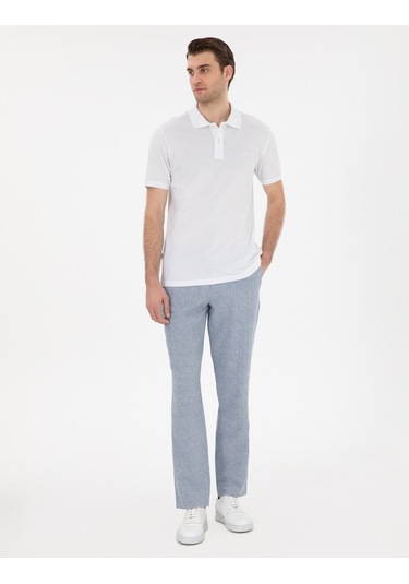 Pierre Cardin Erkek Beyaz Tişört Basic 50302561-vr013 Beyaz