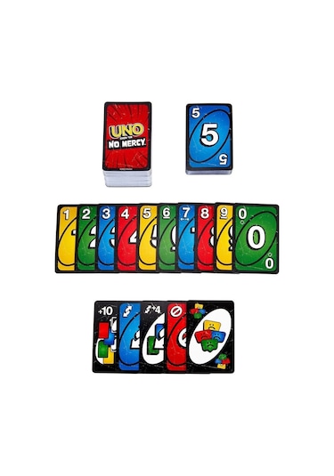 Mattel Uno HWV18 No Mercy Kartlar +7 Yaş